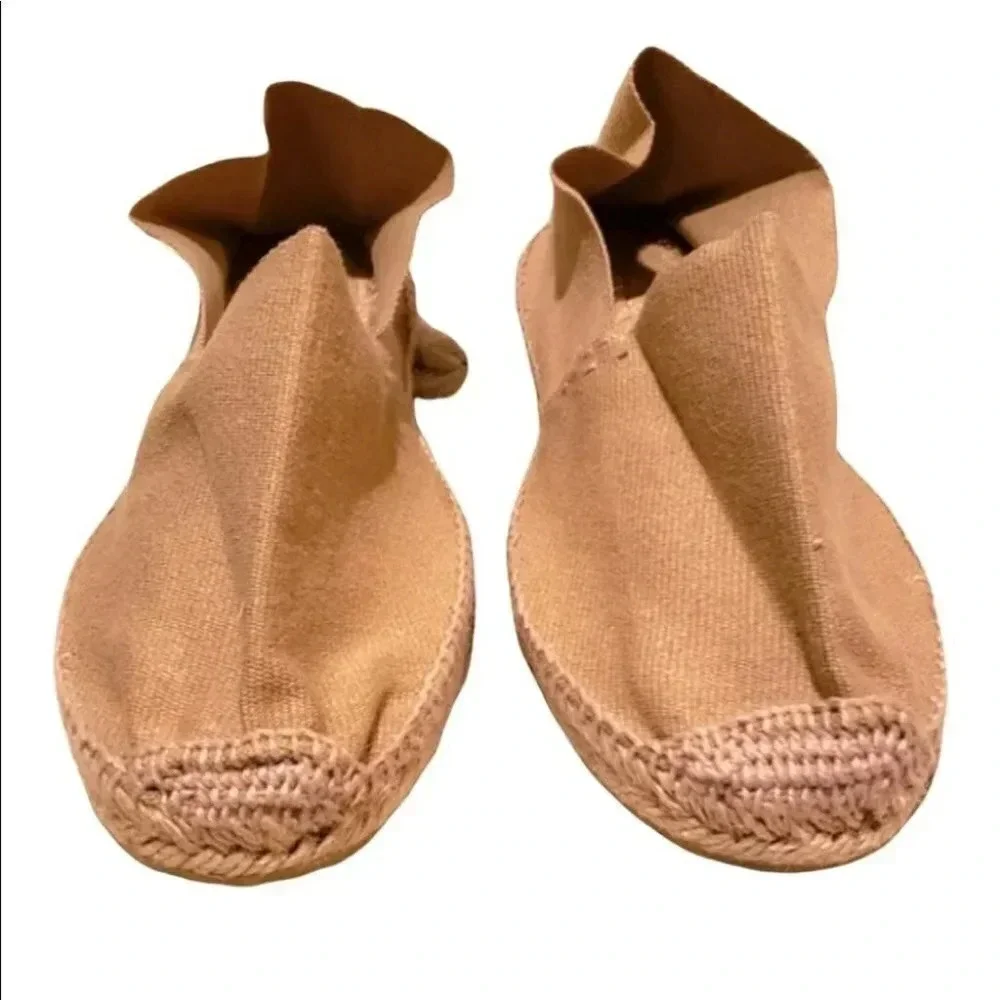 Women's Natural Jute Espadrille Flats Slip On Casual Comfort Shoes Womens‎ 12 US